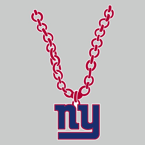 New York Giants Necklace logo vinyl decal